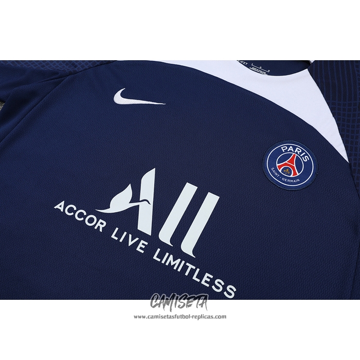 Chandal del Paris Saint-Germain 2022-2023 Manga Corta Azul - Pantalon Corto